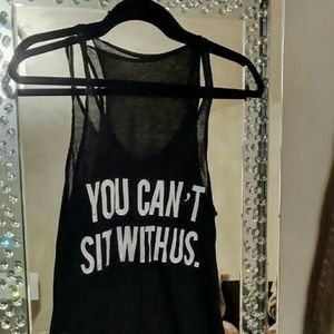 You Can't Sit With Us - Mean Girls Quote Tank